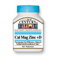 مکمل غذایی کلسیم D منیریم زینک ۲۱ سنتری نیچرمید